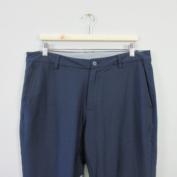 FJ FootJoy Pants Men 36 x 32 Blue Stretch Comfort Office Performance Casual 410 - Picture 4 of 11